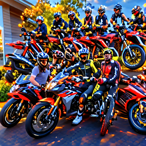 007_A bunch of people posing with some bikes..png